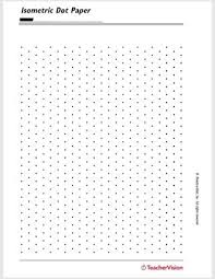 Isometric graph paper background measured grid graph plotting grid corner ruler with measurement isolated on the white background vector graph. Isometric Dot Paper Printable Pre K 12th Grade Teachervision