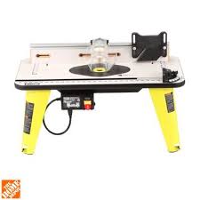 Ryobi 32 In X 16 In Intermediate Router Table A25rt02g At The Home Depot Mobile Router Table Garage Work Bench Ryobi