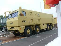 Drehtainer MFD DTT 112 on Tatra base | Armored truck, Expedition truck,  Special forces gear
