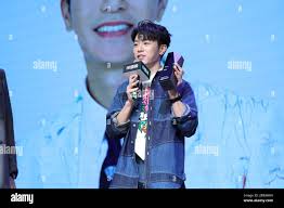 Taiwanese Mandopop and folk-rock singer-songwriter William Wei attends the  press conference for the 18th