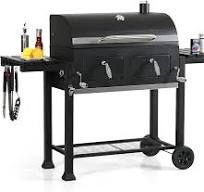 Captiva Designs Extra Large Charcoal BBQ Grill with Oversize Cooking Area(794 SQIN), Outdoor Cooking Grill with 2 Individual Lifting Charcoal Trays ...