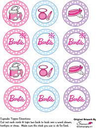 Http Www Familyshoppingbag Com Barbie Printables Htm Votitli5dau Barbie Cupcakes Barbie Theme Party Barbie Birthday Party