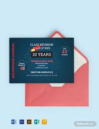 The family reunion registration form is used to gather family members together to create an event that may or may not involve lodging. Class Reunion Invitation Template Free Jpg Illustrator Word Apple Pages Psd Publisher Template Net Class Reunion Invitations Class Reunion Invitation Template