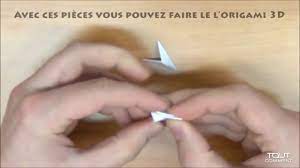 L'art de pliage de papier pour débutants et enfants. Comment Faire Un Origami 3d Facile En Francais Youtube
