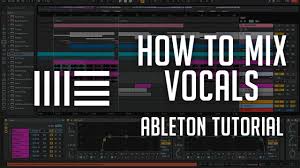 Top music arts in this ableton tutorial covers mixing techniques for how to eq a vocal, how to compress a vocal, how to add reverb and delay to a vocal using ableton plugins (build in). How To Mix Vocals In Ableton Tutorial Youtube