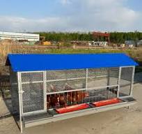 Avancé, polyvalent cage de poulet mobile pour l'élevage ...