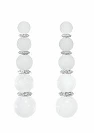 Boucheron Hotel De La Lumiere Perles White Gold Ear Prndants With Rock Crystal Bubbles And White Diamonds Rock Crystal Jewelry High Jewelry Jewelry Collection