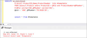 Dynamic Sql In Sql Server
