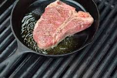 Do you grill steaks on high heat or low heat?