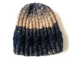 New york, i love you. this shooting was technically difficult and we have been planning it for several years. Aran Cable Beanie Two Tone Hat In Camel Navy Chunky Knit Hat Original Design Made In Ireland Unique Hat Gift For Her Or Gift For Him