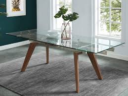 Pour bien choisir votre table basse, affirmez votre style ! Table A Manger Extensible En Verre Trempe Et Acier Altamira