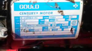 When the main winding's are connected in series, 120 volts is used. Wiring Diagram For Century Ac Motor