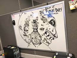Draw shapes and use the whiteboard on your mobile to practice and learn alphabets, numbers and draw your thoughts on the slate. My Student Intern Likes To Draw Things On Our Office Whiteboards This Was Todays Treasure Gaming