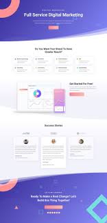 Digital Marketing Landing Page Elegant Themes Agency Website Design Digital Marketing Design Digital Marketing