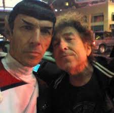 Bob kicking it with Spock : r/bobdylan