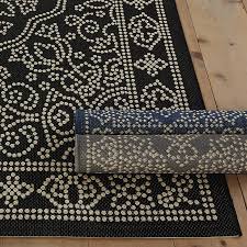 Available in a variety of colors and patterns. Ballard Designsrosalie Indoor Outdoor Rug Navy Beige 2 7 X 5 Ballard Designs Dailymail