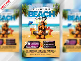 It means that you are able to download the additional psd file for your main page. Summer Beach Party Flyer Psd Psdfreebies Com