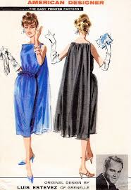 1950s Glamorous Luis Estevez Original Design Evening Dress Pattern Advance 8811 Gorgeous Slim Cocktail Dress With Flowing Back Panel Bust 34 Vintage Sewing Patt Evening Dress Patterns Evening Dress Sewing Patterns