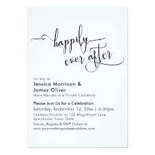 Happily Ever After Typography Reception Only Invitation Zazzle Com In 2021 Reception Only Invitations Wedding Reception Invitations Reception Invitations