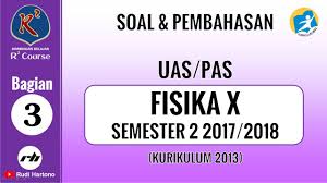 Download kunci jawaban intan pariwara kelas 10 semester 2 revisi 2017yapp selamat datang di blog tiga mata di kesempatan kali ini saya akan membagikan link download kunci jawaban lks pr intan pariwara kelas 10x semester 2 kurikulum 2013 edisi revisi 2017 yang bisa kamu download disini secara gratis. Soal Fisika Kelas 10 Semester 2 Dan Pembahasan Uas Pas 2017 2018 4 Youtube