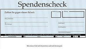 Muster scheckvordruck / unvergesslich 48 best scheck vorlage zum ausdrucken. Spendenscheck Auf Hohlkammerpl Grosse M 60x34 Cm Motiv Spende Blau M 137 Eur 16 90 Picclick De