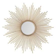 Miroir En Metal Dore H 99 Cm Magellan Maisons Du Monde Espelho De Metal Espelho De Sol Ideias De Espelho