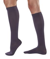 Knee High Compression Socks In Mulberry A Deep Purple Perfect For Fall Knee High Compression Socks Compression Socks Socks