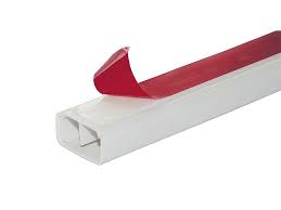 A fixação pode ser feita com ou sem adesivo (fita dupla face). Canaleta Com Adesivo Steck Engeconn Fios E Cabos Eletricos Www Engeconn Com Br