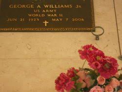 A funeral service is scheduled for next wednesday in boston, with a reception to follow at the local funeral home. George Anthony Williams Jr 1923 2008 Find A Grave Memorial