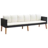 Rattan lounge sofa garten polyrattan 3er sofa neu garten lounge. Gartensofas Aus Polyrattan Gunstig Online Kaufen Kaufland De