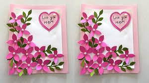 Send her your love with this ecard and wish her. How To Make A Card For Mother S Day Beautiful Handmade Greeting Card Card Making Ideas Youtube