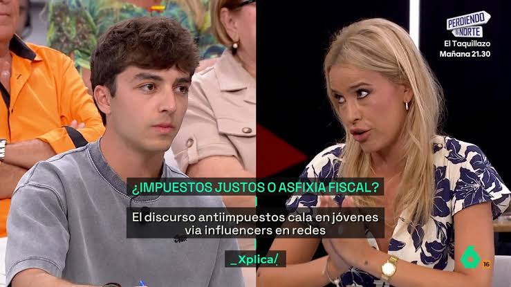 "Rajoy se inventó hasta un impuesto al Sol": la respuesta de Afra Blanco a  un joven de Nuevas Generaciones del PP