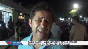 VALLE HERMOSO BRINDIS FIN DEL 2023 NOTA AL INT DANIEL SPADONI CANAL 11 LA  CUMBRE