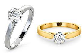 Like yellow gold, white gold's purity is defined in karats. White Gold Vs Yellow Gold