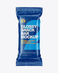 Download Glossy Snack Bar Mockup In Flow Pack Mockups On Yellow Images Object Mockups PSD Mockup Templates