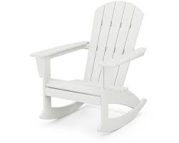 Nautical Adirondack Rocking Chair In Vintage Finish In 2021 Adirondack Rocking Chair Plastic Rocking Chair Rocking Chair