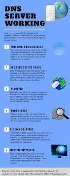 All You Need To Know About Working Of Dns Server Infographic Dns Server Infographic