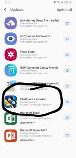 Play matches to increase your ranking and get access to more exclusive match locations, where you play against only the best pool players. Why Is Galaxy Store Trying To Update An App That I Don T Have Is It Trying To Install Bloatware Through The Update Page Galaxys9