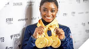 Only one gymnast has won four gold medals in a single games: Simone Biles Sets World Record With 25 Medals