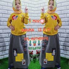 Jual busana muslim anak dannis kekinian dengan harga rp150.000 dari toko online busanamuslim09, gedangan. Jual Fashion Muslim Pakaian Muslim Anak Haruka Set Kids Baju Setelan Anak Perempuan Baju Anak Kekinian Online Mei 2021 Blibli