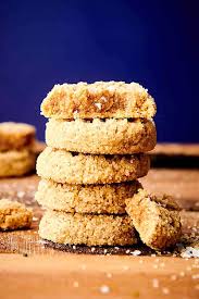 In a medium mixing bowl, stir together the almond flour, granulated sugar and salt. Almond Flour Peanut Butter Cookies Vegan Gluten Free And Healthy