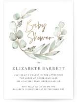 Inspired by fairy tale themes, these online baby shower invitations feature crowns, swans and a little bit of sparkle. Baby Shower Invitations Minted