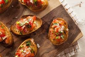 In a large bowl, combine oil, basil, garlic, salt and pepper. How To Make Bruschetta Simple Tomato Bruschetta Recipe 2021 Masterclass