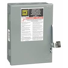 The mars fused 30 amps disconnect box also has easy to remove knockouts and a secure locking mechanism. Home Garden Home Improvement Disconnect Electric Box 30 Amp 240 Vac Single Phase Protection Arcing Switching