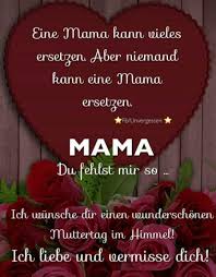 Pin Von Bebi Auf Mama Muttertag Im Himmel Mama Du Fehlst Muttertag