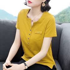 Grosir kaos polos harga murah dengan model dan warna kaos terlengkap di jakarta menggunakan bahan cotton combed 20s, cotton combed 30s dan combed 24s. Kaos Polos Wanita Model Potongan Longgar Lengan Pendek Dengan Kerah V Neck Dan Bahan Katun Bergaya Korea Wanita Model Potongan Longgar Lengan Pendek Dengan Kerah V Neck Dan Bahan Katun Bergaya Korea Shopee