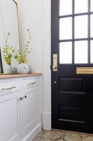 We did not find results for: Black Front Door With Brass Mailbox Slot Transitional Entrance Foyer