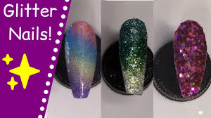 26 stunning new year's eve nail ideas. 3 Easy Glitter Nail Ideas Glitter Shellac Nail Ideas The Polish Queen Youtube