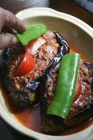 Aubergine Farcie A La Turque Imam Bayildi Passion Culinaire By Minouchka Plat Turc Cuisine Turque Aubergines Farcies