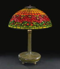 Maybe you would like to learn more about one of these? Studios Tiffany Poinsettia Table Lamp Circa 1910 Mutualart